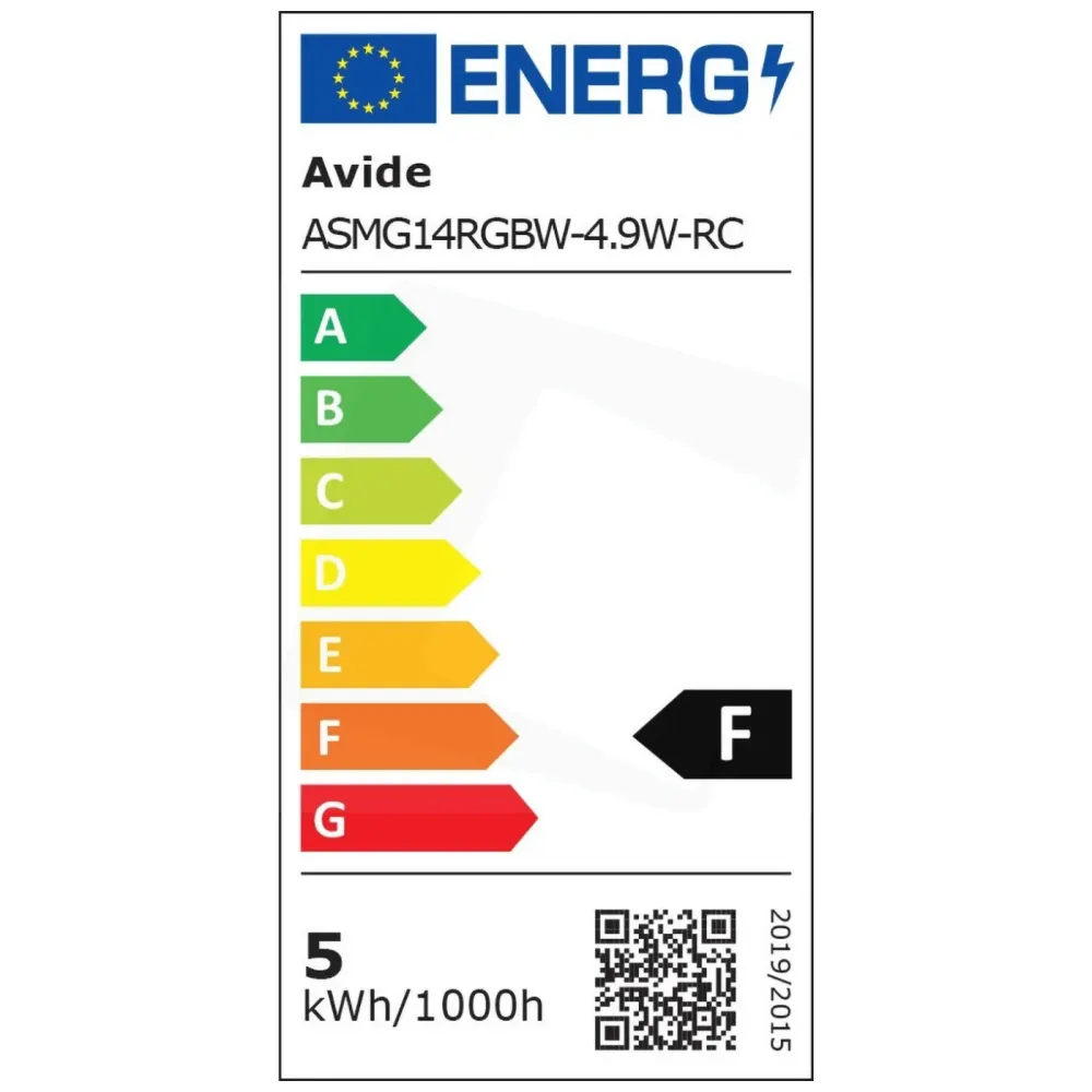 Avide Pametna sijalica, LED 4.9W, E14, RGB+W, 2700K, daljinski - Smart LED Mini Globe 4.9W