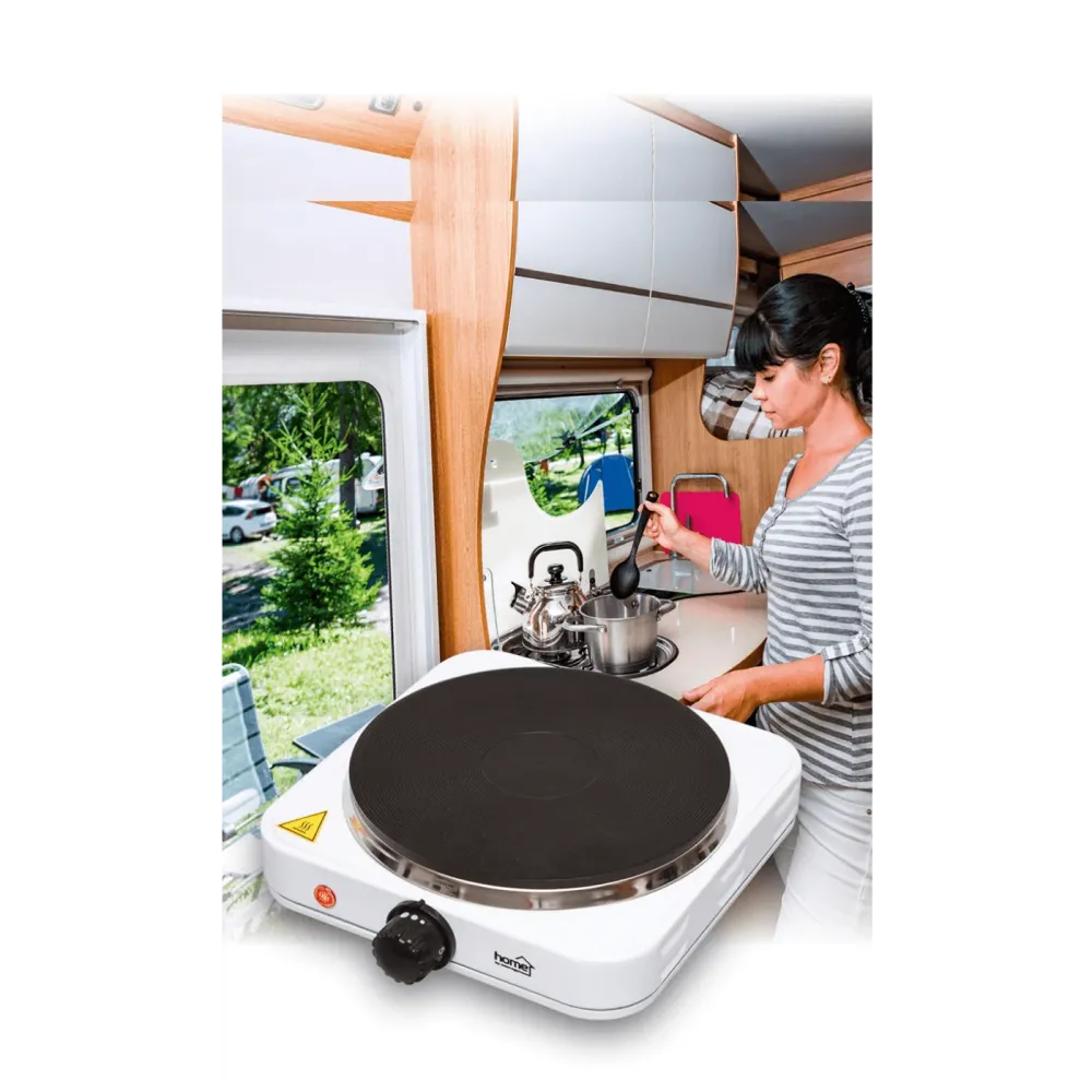 home Električno kuhalo, 1 ploč - 18 cm, 1500 W, bijela - HG R 01/WH