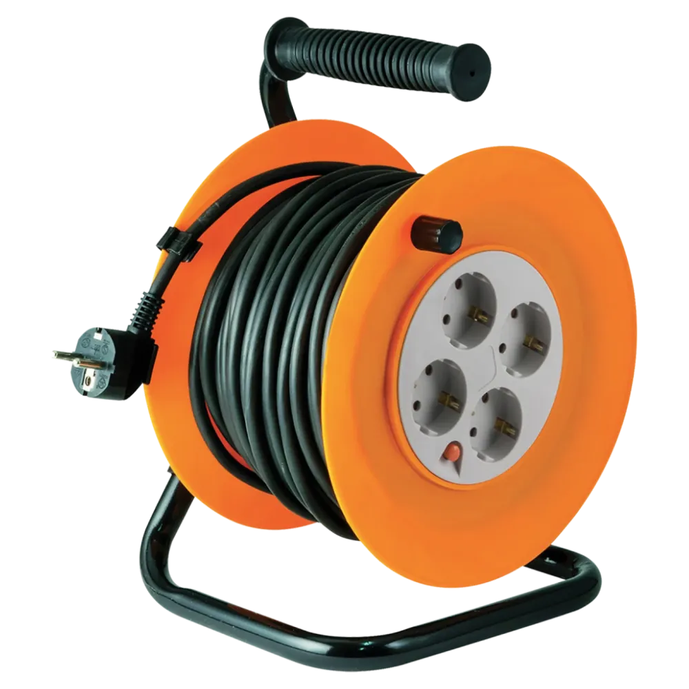 home Motalica za kabel, 25 met., H05VV-F, 3 x 1.0 mm², IP20 - HJR 4-25