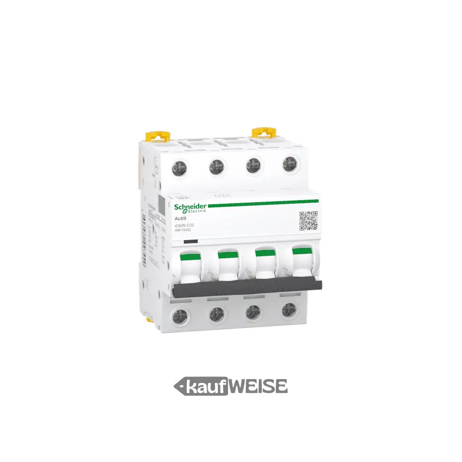 Schneider Electric Acti9 iC60N – prekidač 32A 4-polni | C karakteristika | 6kA