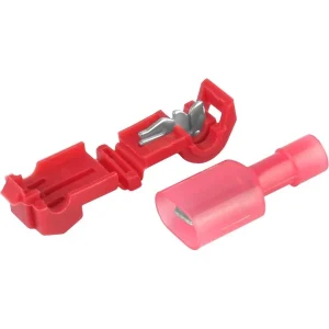 T-brzi konektori, crveni 0,5-1,5 mm², 22-18 AWG, 15 max, 5 komada