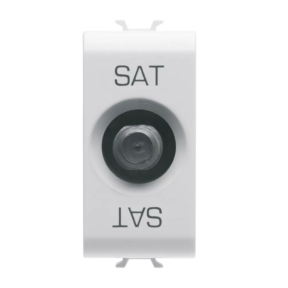 GW utičnica SAT 1M bijela GW10371