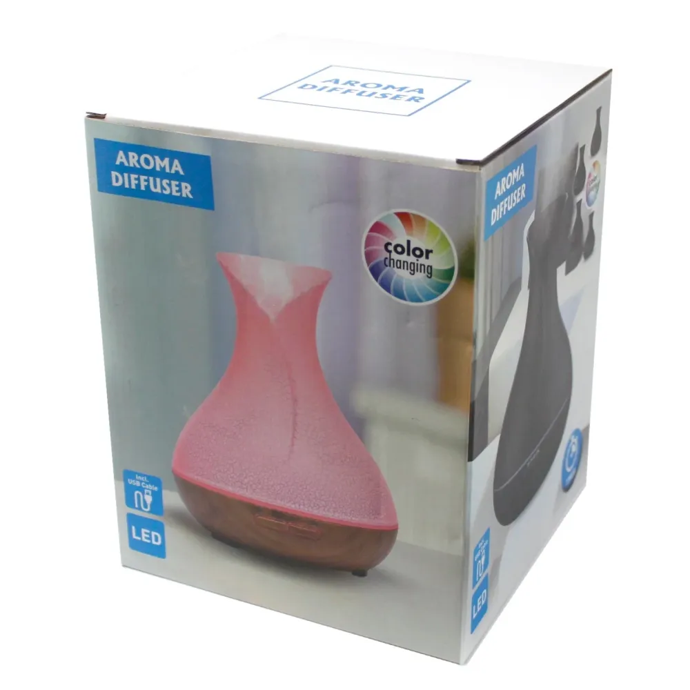 Ultrazvučni difuzor eteričnih ulja 400ml USB tajmer LED