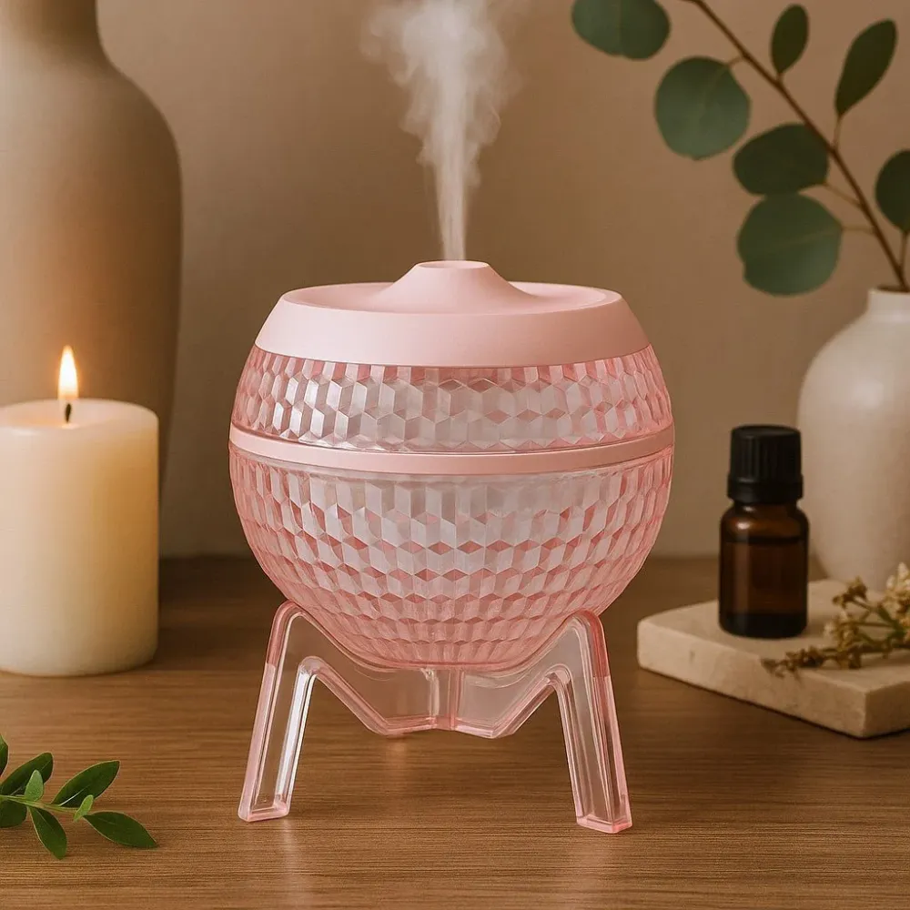 USB ovlaživač zraka, Pink Planet svjetlo koje mijenja boje Mondo