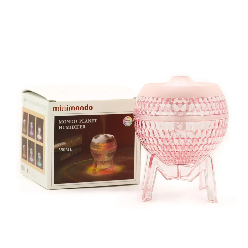 USB ovlaživač zraka, Pink Planet svjetlo koje mijenja boje Mondo