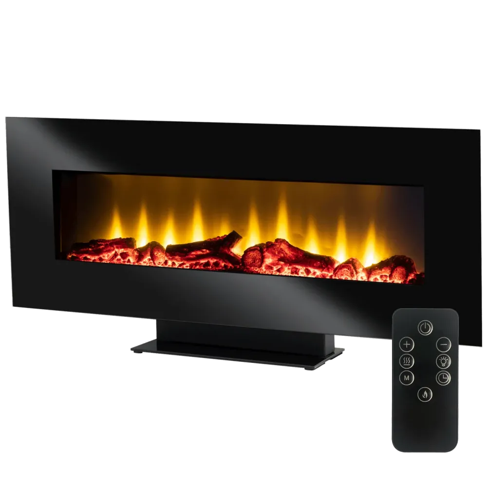 home Kamin, električni, 1800W, LED svjetlo, daljinski upravljač - FKK 24