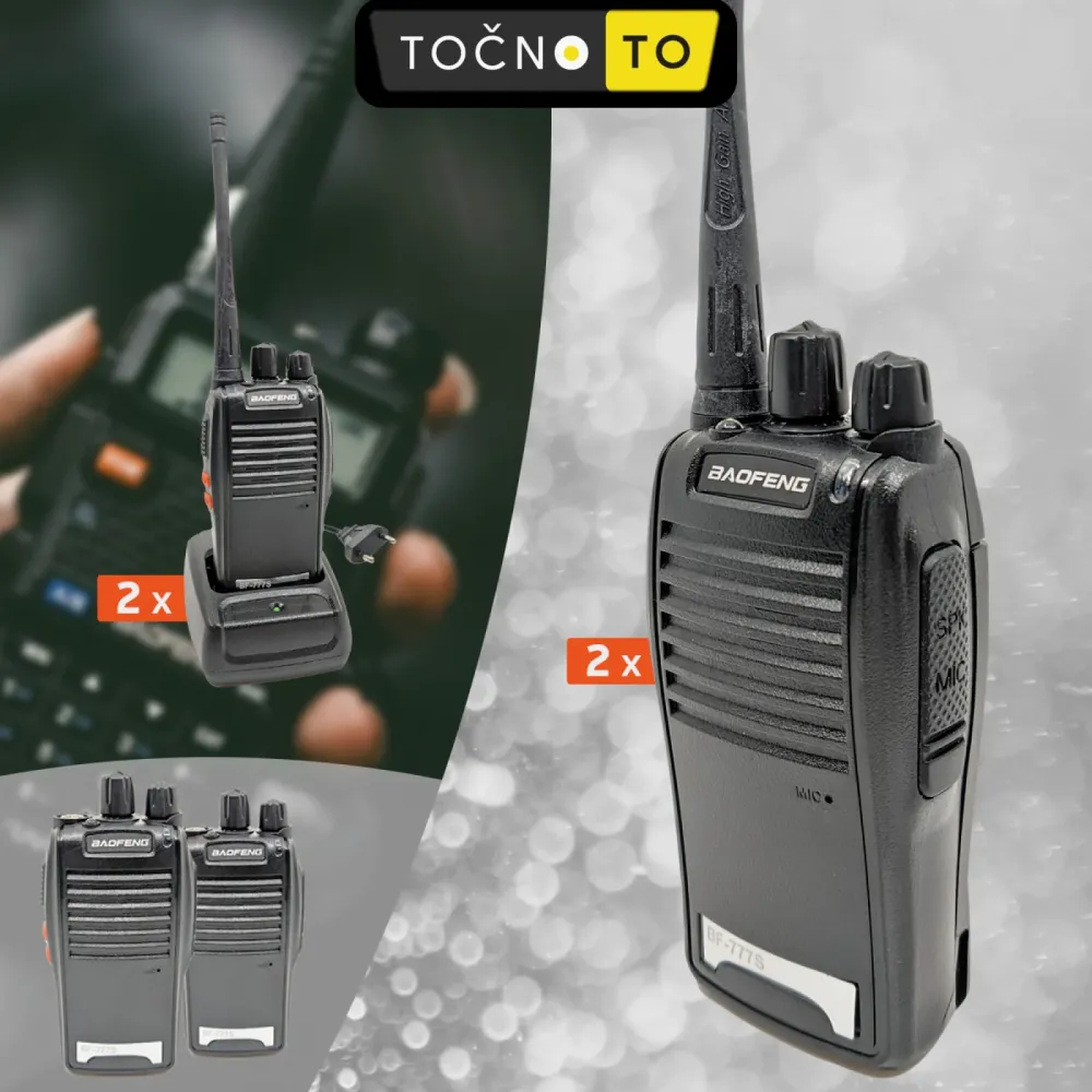 BF-777S BAOFENG WALKIE TALKIE SET