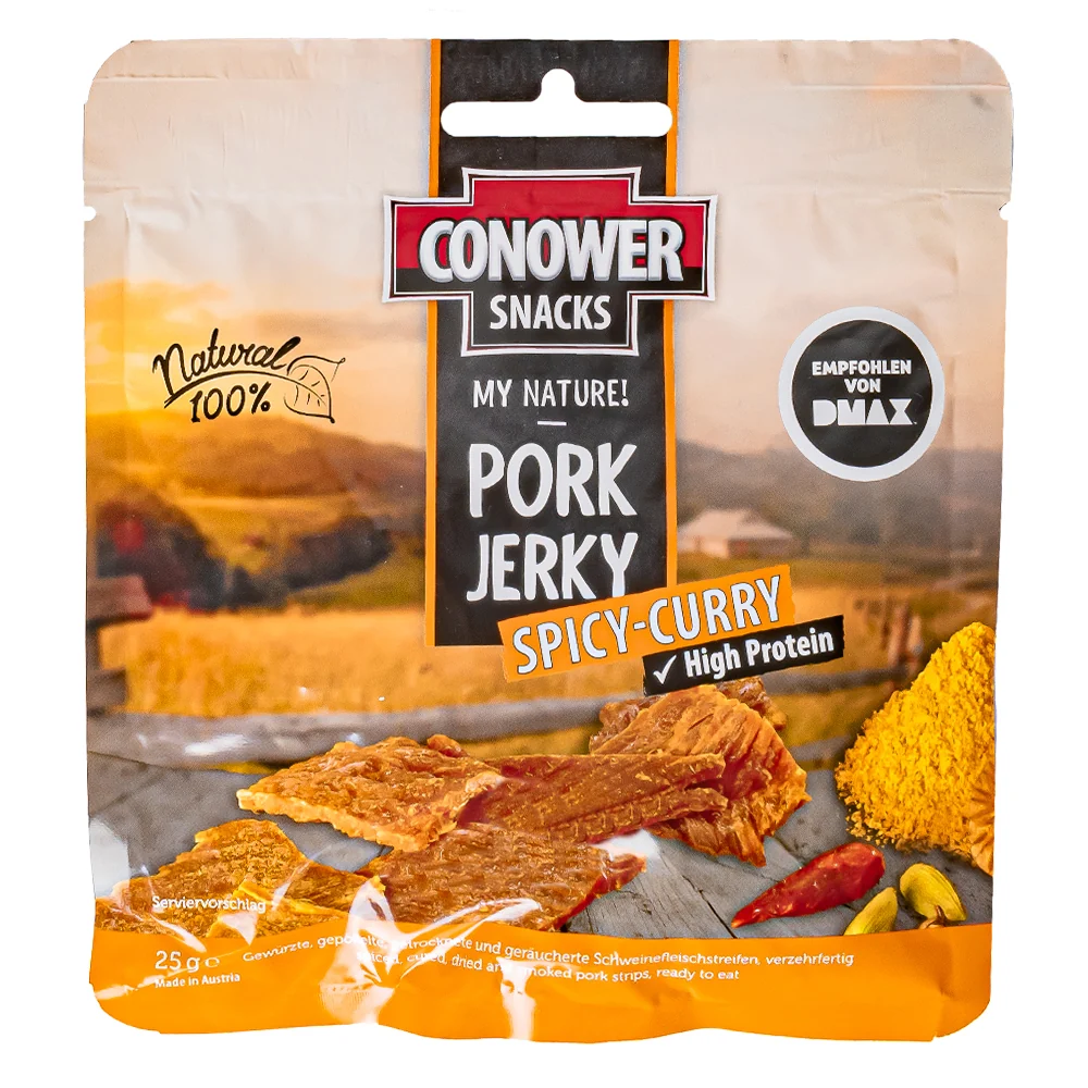 Conower Pork Spicy Curry, sušena svinjetina od 25g