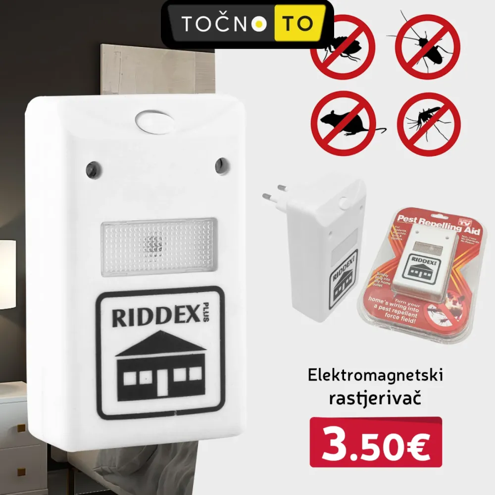 ELEKTROMAGNETSKI RASTJERIVAČ INSEKATA I GLODAVACA