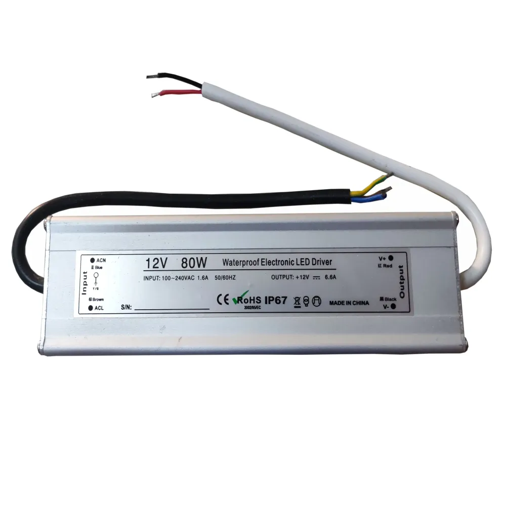 LED Napajanje 80W IP66 230V/50Hz - DC12V/5-12A