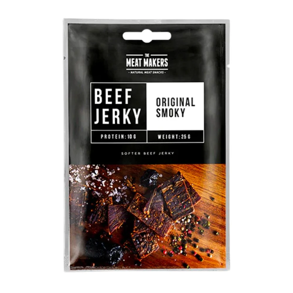Meat Makers Beef Jerky Original Smoky, sušeno dimljeno meso od 25g