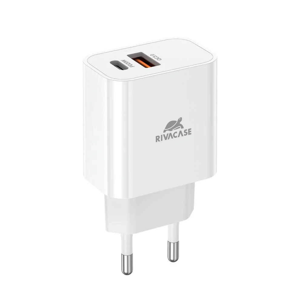Punjač zidni PS4102 W00 EU wall charger white PD20W + QC3.0, USB- + USB-C