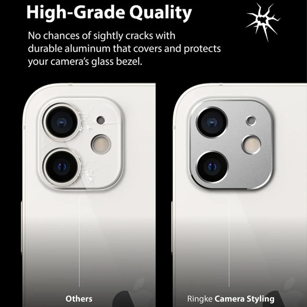 Ringke – Camera Styling za iPhone 12 – boja srebro
