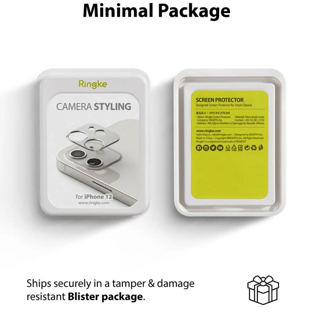 Ringke – Camera Styling za iPhone 12 – boja srebro