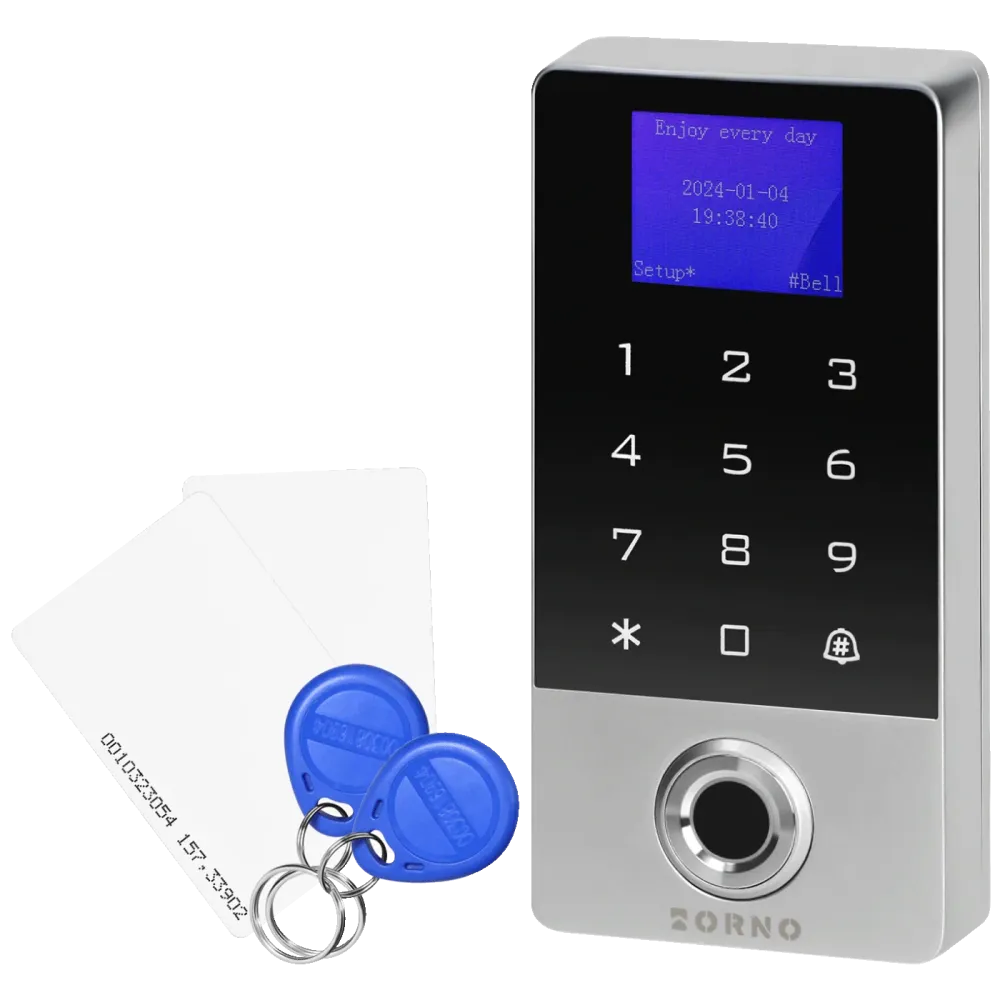 Orno Tastatura sa RFID karticom,Tag reader,fingerprint,WiFI,IP68 - OR-ZS-829