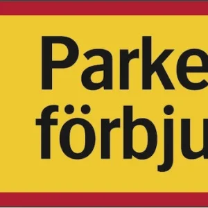Znak zabrane - Parkiranje zabranjeno