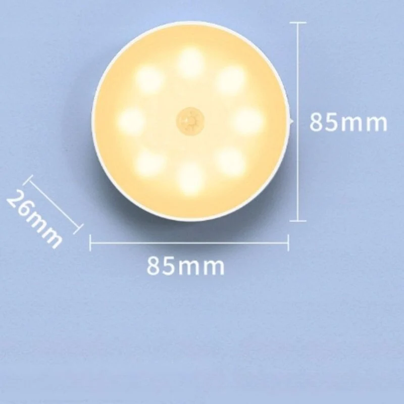 Ansal LED noćna lampa s detektorom pokreta – USB, toplo/hladno svjetlo