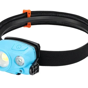 Punjiva naglavna svjetiljka, 3W COB LED 400 lm + 2W SMD LED 200 lm