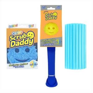 Sjajni Set za Čišćenje | Scrub Daddy | Plavi