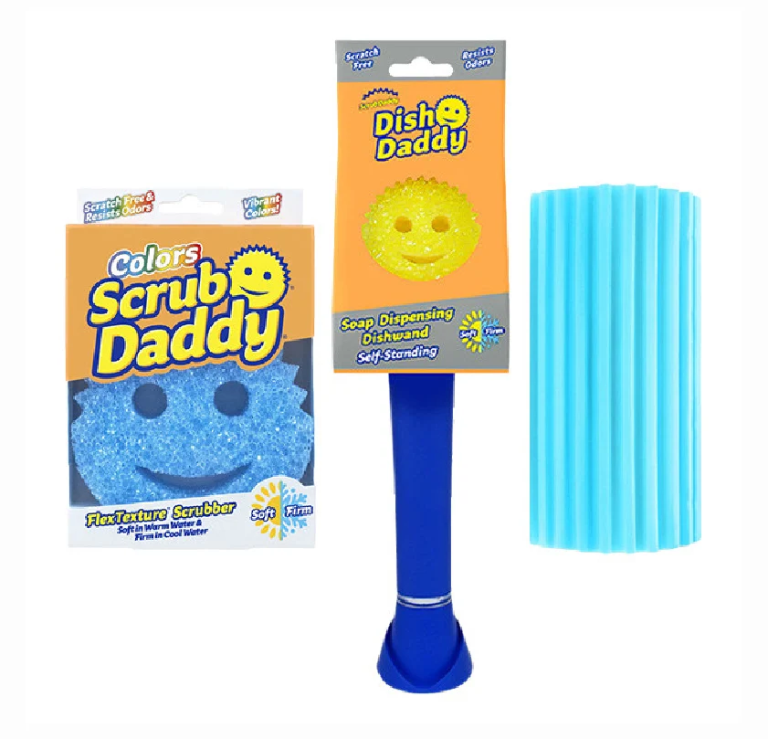 Sjajni Set za Čišćenje | Scrub Daddy | Plavi
