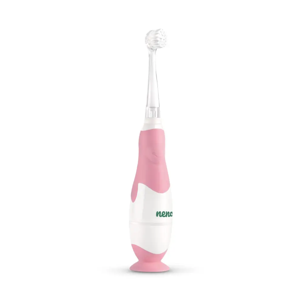 NENO DENTI Električna četkica za zube za djecu s dodacima (od 3.mj), pink