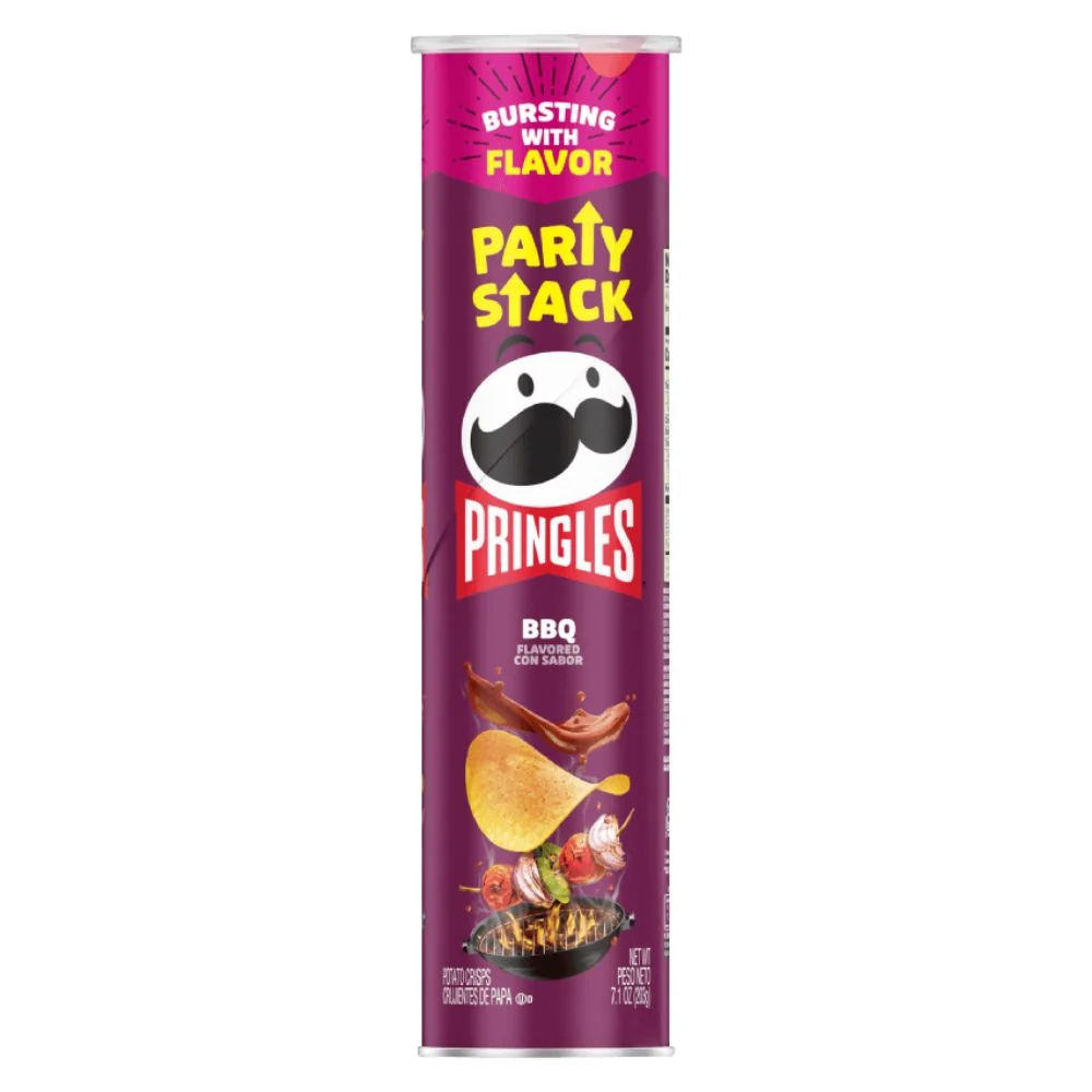 Pringles Party BBQ, čips s okusom roštilj umaka u BIG verziji od 203g