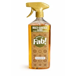 House Fab višeslojni čistač Amber 750ml – Luksuzni sprej za čišćenje s toplim dugotrajnim mirisom za kuhinju, kupaonicu i...
