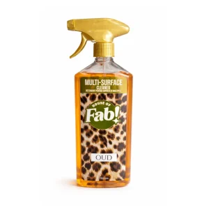 House Fab višeslojni čistač Oud 750ml – Luksuzni sprej za čišćenje s intenzivnim mirisom za kuhinju, kupaonicu i interijer