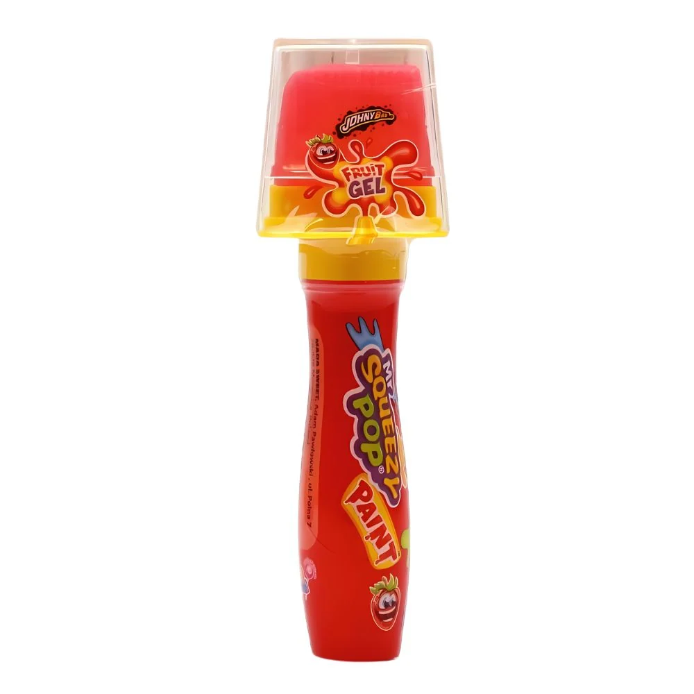 Johny Bee Mr Squeezy Pop Paint Strawberry, lizalica i tekući bombon s okusom jagode od 32g