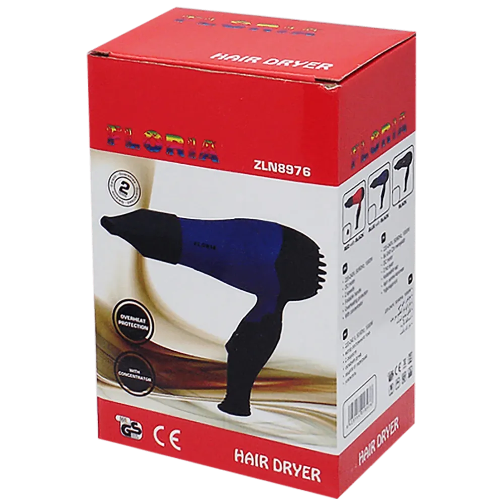 Floria Fen za kosu, 850 W, crna - ZLN8976