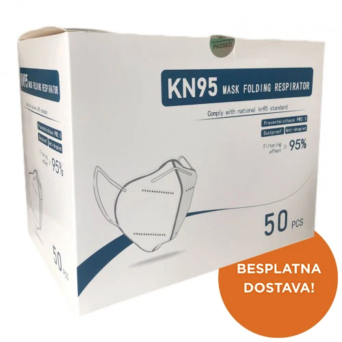 Zaštitna maska KN95 (FFP2) , 50 komada