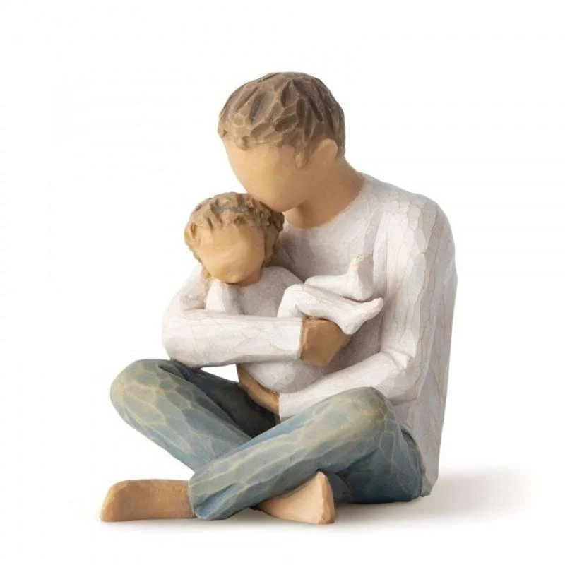 Willow Tree Mali Figur (otac s malim djetetom)