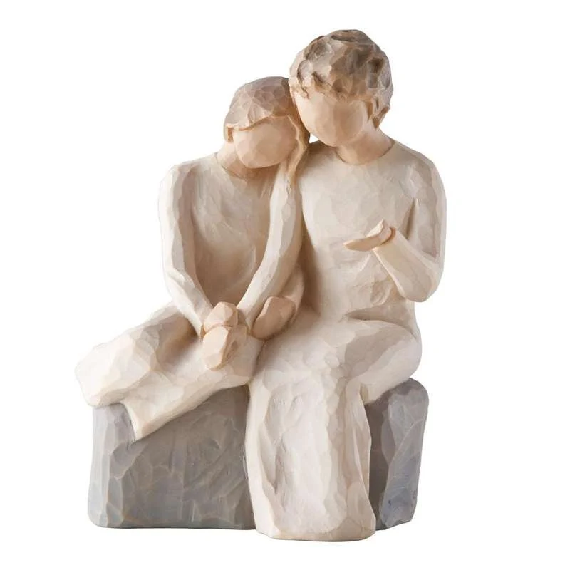 Willow Tree S mojom bakom Figur (baka i unuk)