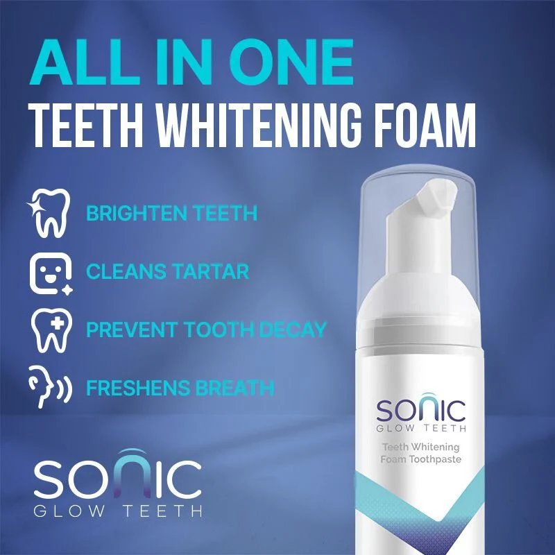 SonicGlow Pjena za izbjeljivanje zubi – bez fluorida, za osjetljive zube