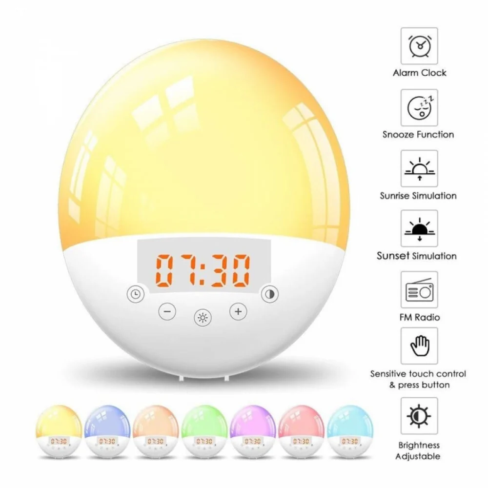 Bshop LED budilica s funkcijom buđenja svjetlom - simulirani izlazak sunca, buđenje iz snova