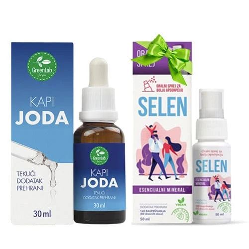 Kapi joda 30ml + Selen u spreju 50ml gratis
