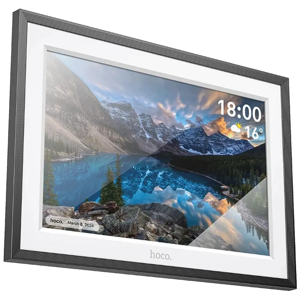 hoco. Digitalni foto okvir 10", LCD touch panelWiFi, microUSB - HI13