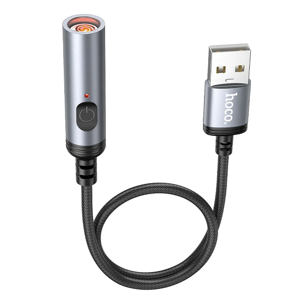 HOCO adapter za upaljač na USB konektor UA30 30 cm - crni