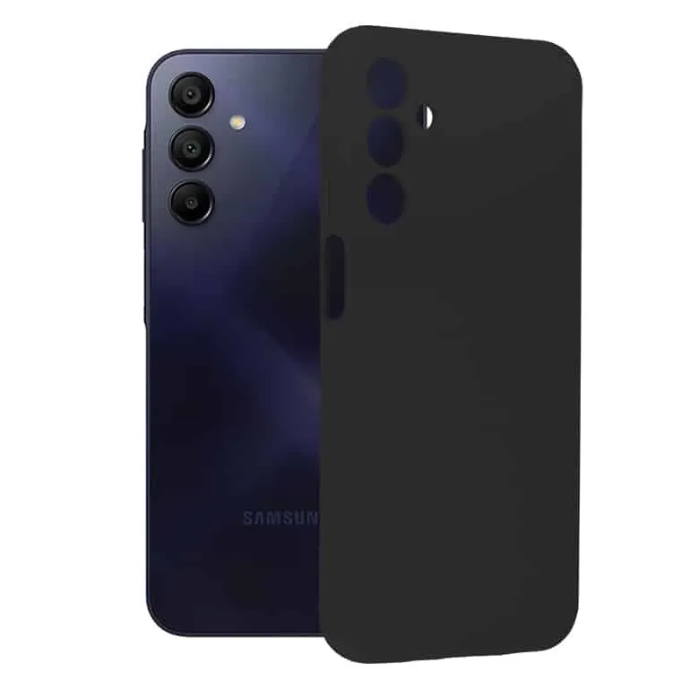 Techsuit Soft Edge Silicone maska za Samsung Galaxy A15 4G / A15 5G crna