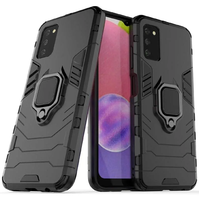 Ring Armor Case Kickstand robusna maska za Samsung Galaxy A03S