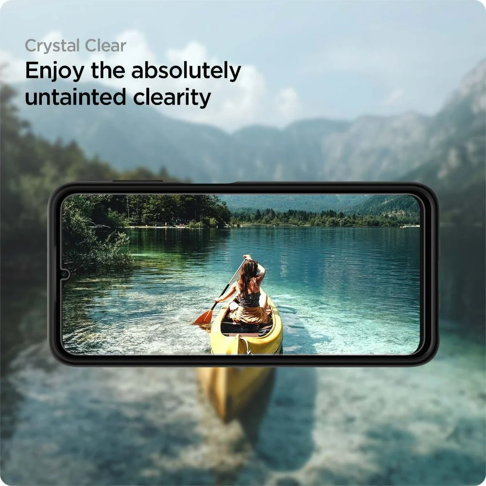 SPIGEN ALM GLAS.TR KALJENO STAKLO 2-KOM PAKET ZA SAMSUNG GALAXY A13 4G / LTE CLEAR