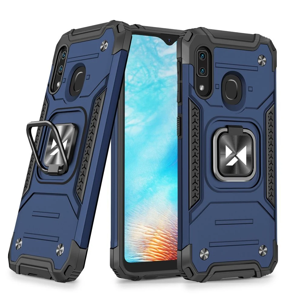 Wozinsky Ring Armor maska s funkcijom postolja i držčem za Samsung Galaxy A20 E