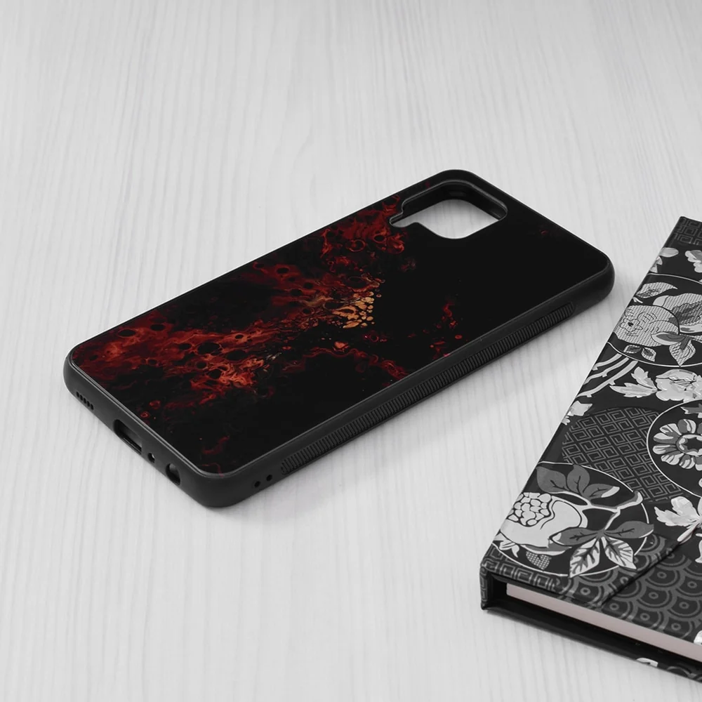 Techsuit Glaze maska za Samsung Galaxy A22 4G Red Nebula