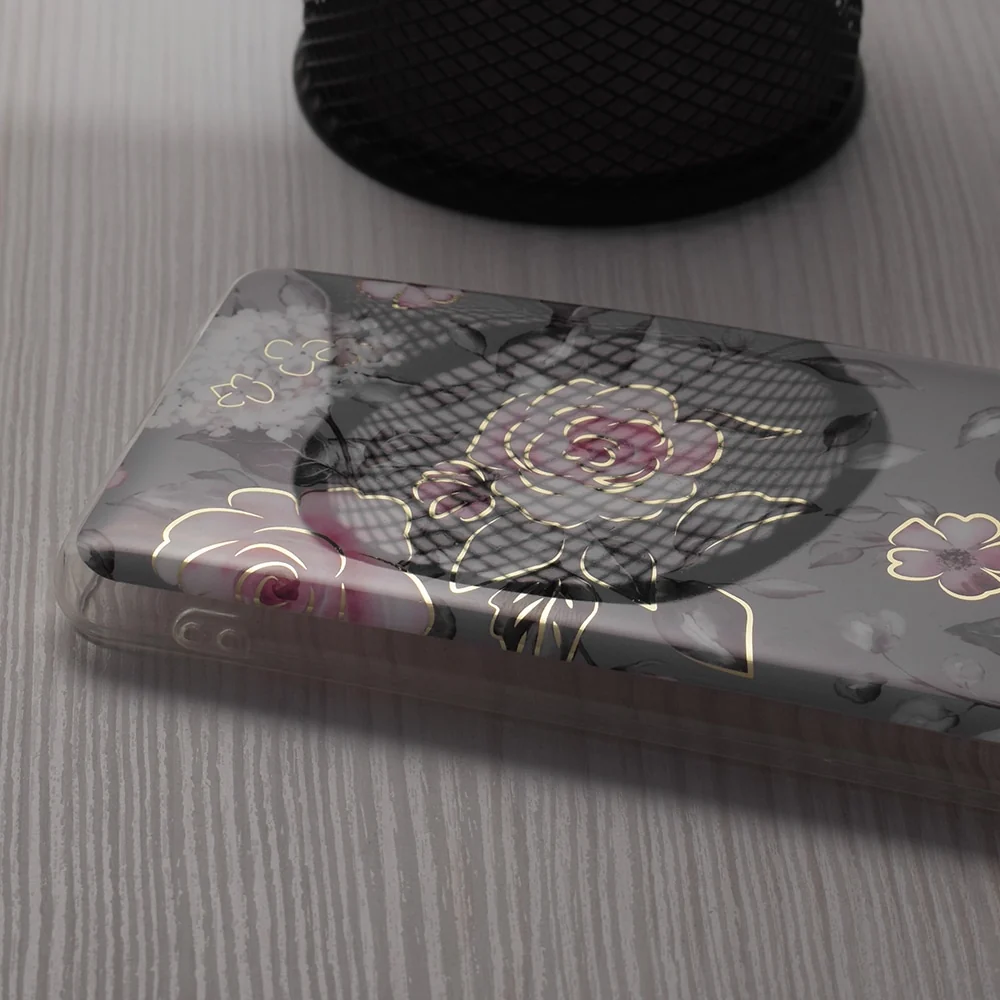 Techsuit Marble Series maska za Samsung Galaxy A22 4G Bloom Ruth Gray