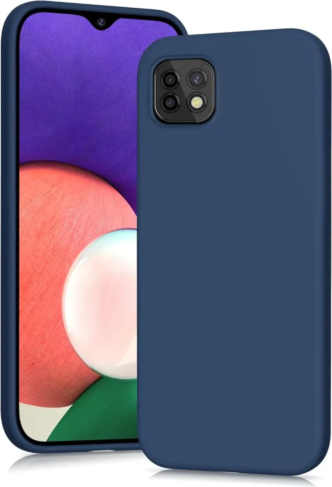 SOFT maska za SAMSUNG Galaxy A22 5G tamno plava