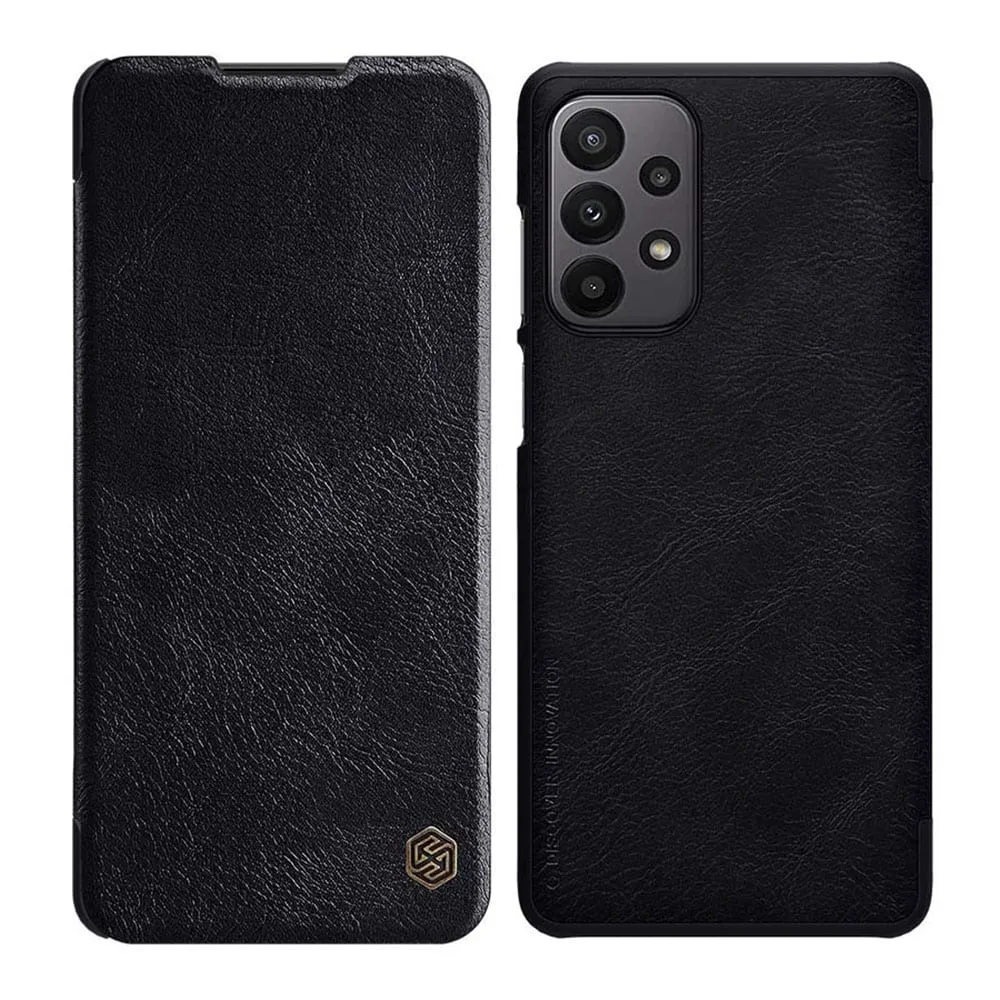 Nillkin – Qin Leather Case – Samsung Galaxy A23 4G / A23 5G – Crna