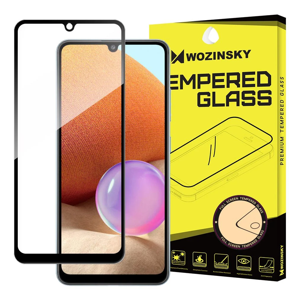 Kaljeno staklo čvrsta zaštita sa okvirom za Samsung Galaxy A32 4G