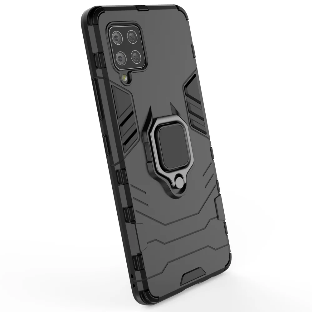 Ring Armor Case zaštitna maska za Samsung Galaxy A42 5G crna