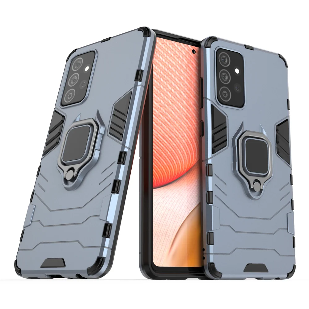 Ring Armor zaštitna futrola sa držčem za Samsung Galaxy A72 4G plava