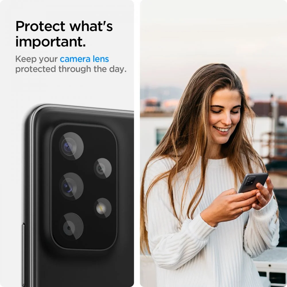 SPIGEN OPTIK.TR ZAŠTITNIK ZA KAMERU 2-KOM ZA SAMSUNG GALAXY A33 5G / A53 5G / A73 5G CRNI